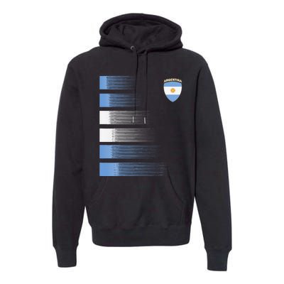 Argentina Soccer Jersey Argentina Football Fan Soccer Premium Hoodie