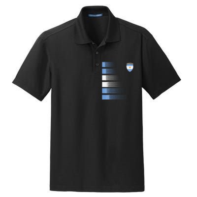 Argentina Soccer Jersey Argentina Football Fan Soccer Dry Zone Grid Polo