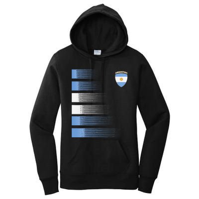 Argentina Soccer Jersey Argentina Football Fan Soccer Women's Pullover Hoodie