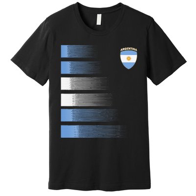 Argentina Soccer Jersey Argentina Football Fan Soccer Premium T-Shirt