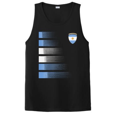 Argentina Soccer Jersey Argentina Football Fan Soccer PosiCharge Competitor Tank