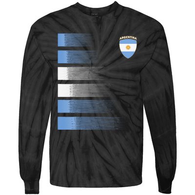 Argentina Soccer Jersey Argentina Football Fan Soccer Tie-Dye Long Sleeve Shirt