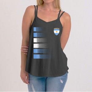 Argentina Soccer Jersey Argentina Football Fan Soccer Women's Strappy Tank