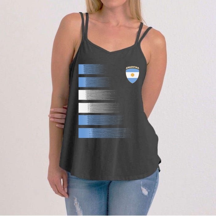 Argentina Soccer Jersey Argentina Football Fan Soccer Women's Strappy Tank