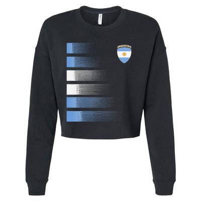 Argentina Soccer Jersey Argentina Football Fan Soccer Cropped Pullover Crew