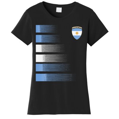 Argentina Soccer Jersey Argentina Football Fan Soccer Women's T-Shirt