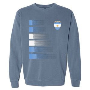 Argentina Soccer Jersey Argentina Football Fan Soccer Garment-Dyed Sweatshirt