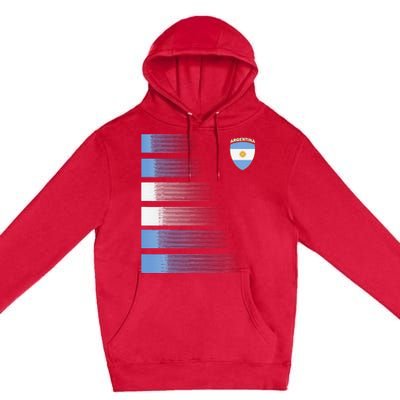 Argentina Soccer Jersey Argentina Football Fan Soccer Premium Pullover Hoodie