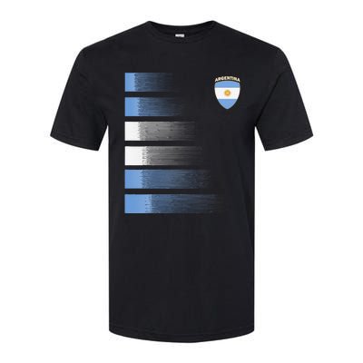 Argentina Soccer Jersey Argentina Football Fan Soccer Softstyle CVC T-Shirt