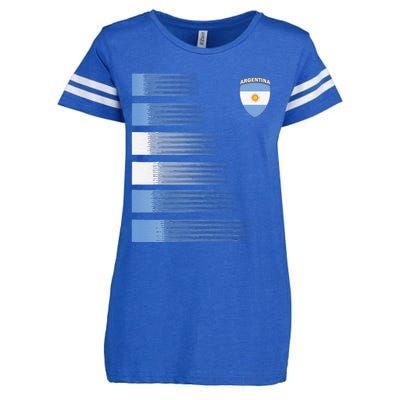 Argentina Soccer Jersey Argentina Football Fan Soccer Enza Ladies Jersey Football T-Shirt