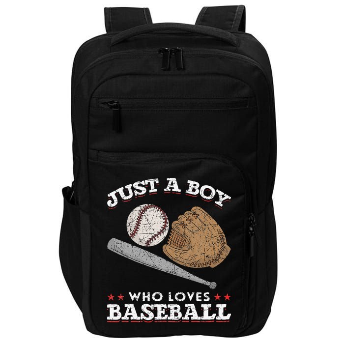American Sport  Just A  Who Loves Baseball Impact Tech Backpack
