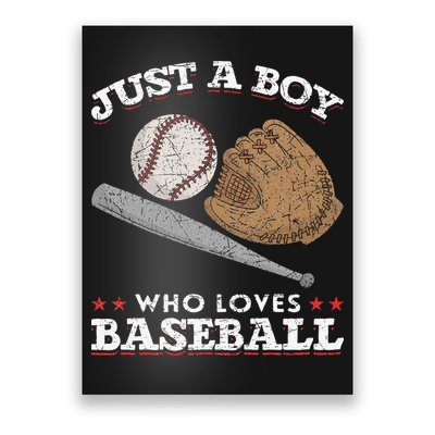 American Sport  Just A  Who Loves Baseball Poster