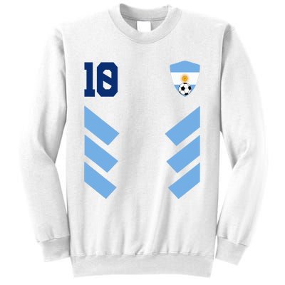 Argentina Soccer Jersey Retro 10 Argentinian Football Sweatshirt