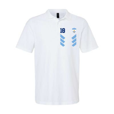 Argentina Soccer Jersey Retro 10 Argentinian Football Softstyle Adult Sport Polo