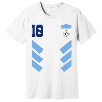 Argentina Soccer Jersey Retro 10 Argentinian Football Premium T-Shirt