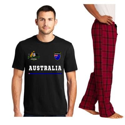 Australia Sportsoccer Jersey Flag Football Pajama Set