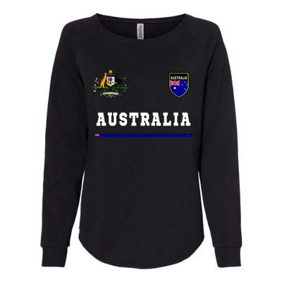 Australia Sportsoccer Jersey Flag Football Womens California Wash Sweatshirt