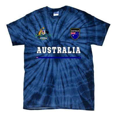 Australia Sportsoccer Jersey Flag Football Tie-Dye T-Shirt