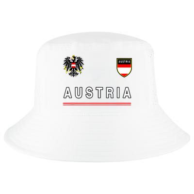 Austria Sportsoccer Jersey Flag Football Vienna Cool Comfort Performance Bucket Hat