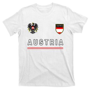 Austria Sportsoccer Jersey Flag Football Vienna T-Shirt