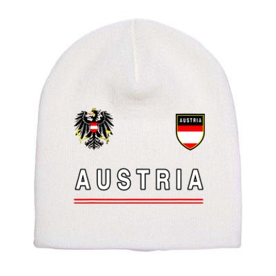 Austria Sportsoccer Jersey Flag Football Vienna Short Acrylic Beanie