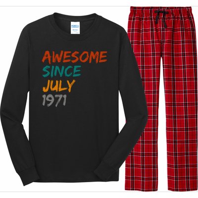 Awesome Since July 1971 Long Sleeve Pajama Set