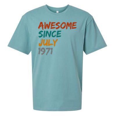 Awesome Since July 1971 Sueded Cloud Jersey T-Shirt