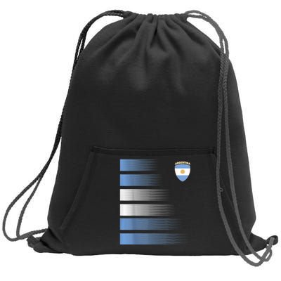 Argentina Soccer Jersey Argentina Football Fan Soccer Sweatshirt Cinch Pack Bag