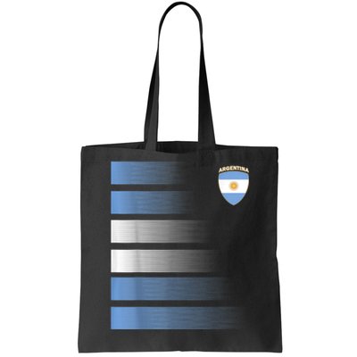 Argentina Soccer Jersey Argentina Football Fan Soccer Tote Bag