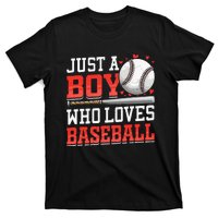 American Sport Just A Boy Who Loves Baseball Gifts T-Shirt