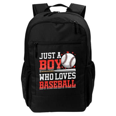 American Sport Just A Boy Who Loves Baseball Gifts Backpack