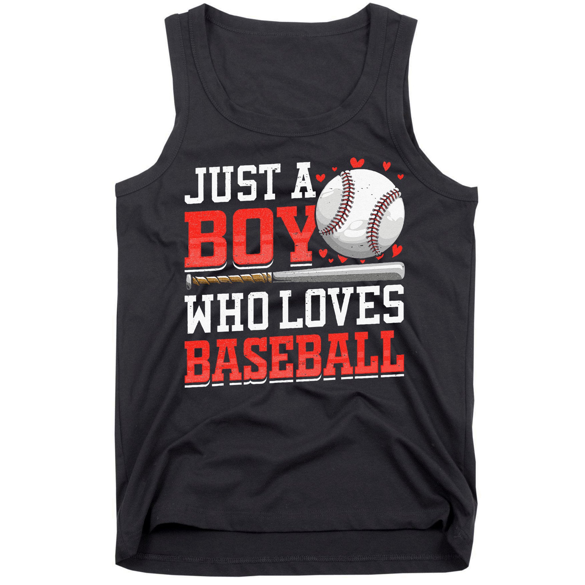 American Sport Just A Boy Who Loves Baseball Gifts Tank Top