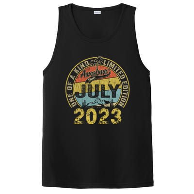 Awesome Since July 2019 4th Birthday Funny Gift 4 Years Old Gift PosiCharge Competitor Tank