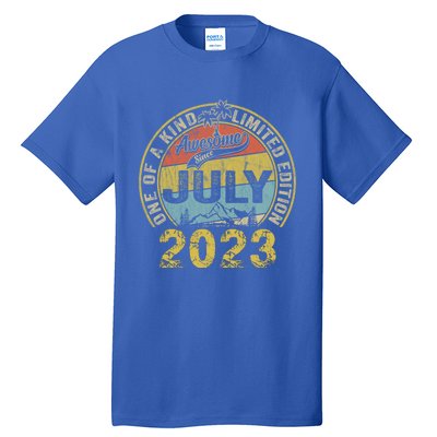 Awesome Since July 2019 4th Birthday Funny Gift 4 Years Old Gift Tall T-Shirt