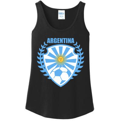 Argentina Soccer Jersey Argentina Football Fans Ladies Essential Tank