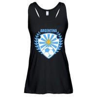 Argentina Soccer Jersey Argentina Football Fans Ladies Essential Flowy Tank