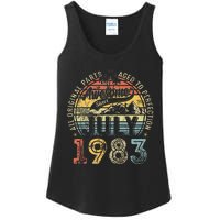 Awesome Since July 1983 Vintage Gifts Men 40th Birthday Ladies Essential Tank