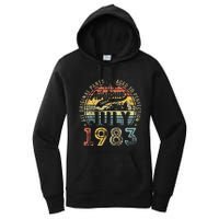 Awesome Since July 1983 Vintage Gifts Men 40th Birthday Women's Pullover Hoodie