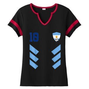 Argentina Soccer Jersey Argentina Football Argentinian Ladies Halftime Notch Neck Tee