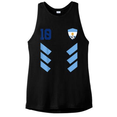 Argentina Soccer Jersey Argentina Football Argentinian Ladies PosiCharge Tri-Blend Wicking Tank