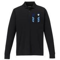 Argentina Soccer Jersey Argentina Football Argentinian Performance Long Sleeve Polo