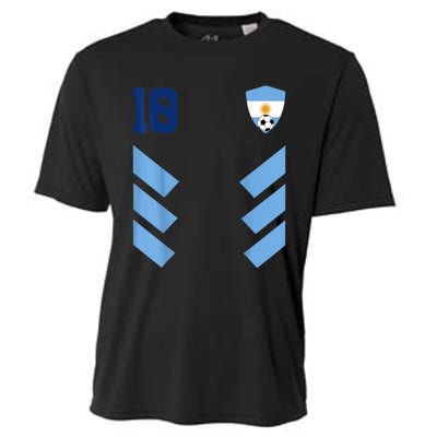 Argentina Soccer Jersey Argentina Football Argentinian Cooling Performance Crew T-Shirt