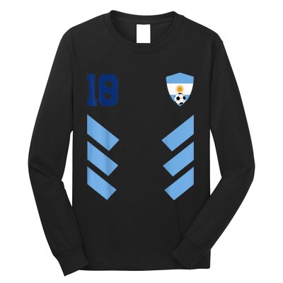 Argentina Soccer Jersey Argentina Football Argentinian Long Sleeve Shirt