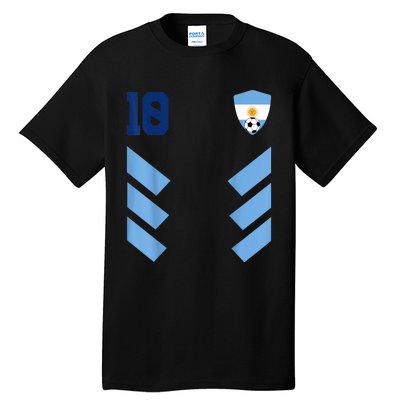 Argentina Soccer Jersey Argentina Football Argentinian Tall T-Shirt