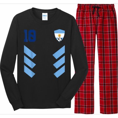 Argentina Soccer Jersey Argentina Football Argentinian Long Sleeve Pajama Set