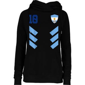 Argentina Soccer Jersey Argentina Football Argentinian Womens Funnel Neck Pullover Hood