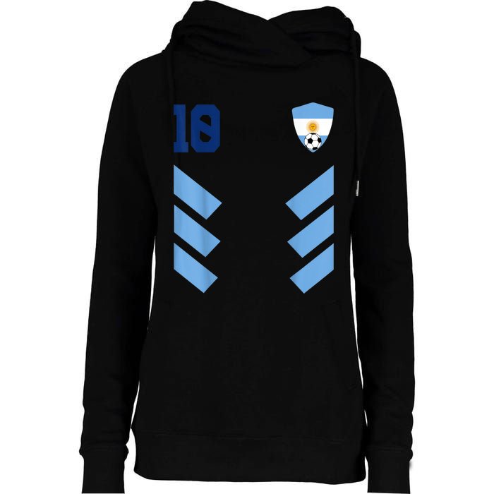 Argentina Soccer Jersey Argentina Football Argentinian Womens Funnel Neck Pullover Hood