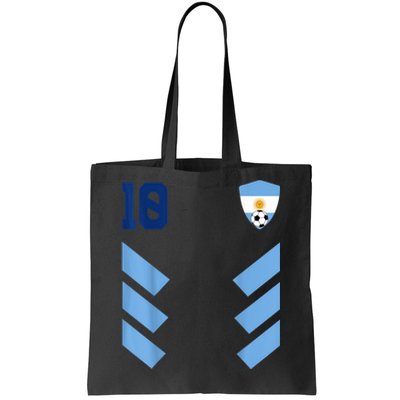 Argentina Soccer Jersey Argentina Football Argentinian Tote Bag