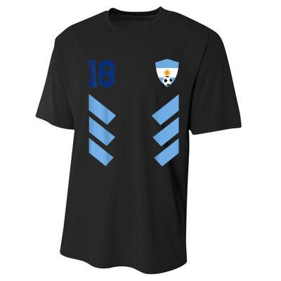 Argentina Soccer Jersey Argentina Football Argentinian Performance Sprint T-Shirt