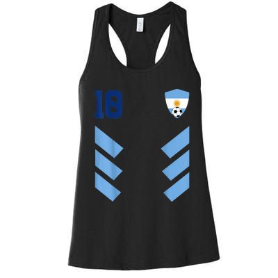 Argentina Soccer Jersey Argentina Football Argentinian Women's Racerback Tank